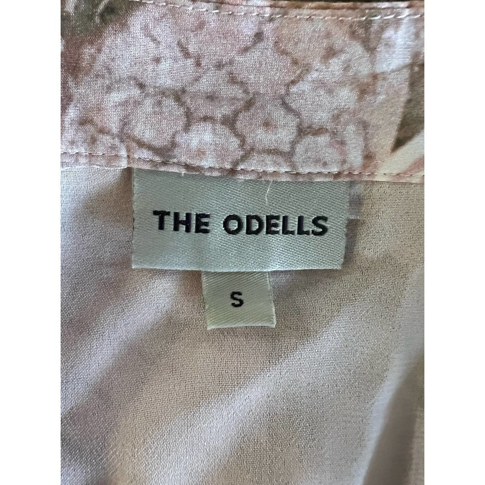 Anthropologie The Odells Pineapple Grove Silk Shift Dress Size S - Picture 7 of 7